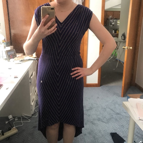 DONATING 8/1! | Mossimo | striped hi-lo maxi dress - Picture 2 of 7